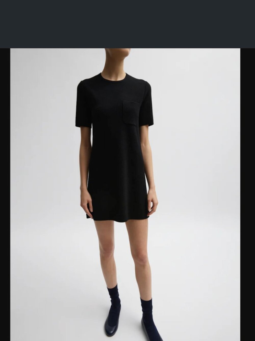 NWT Tibi Compact Stretch Cashmere Mini Dress sz M